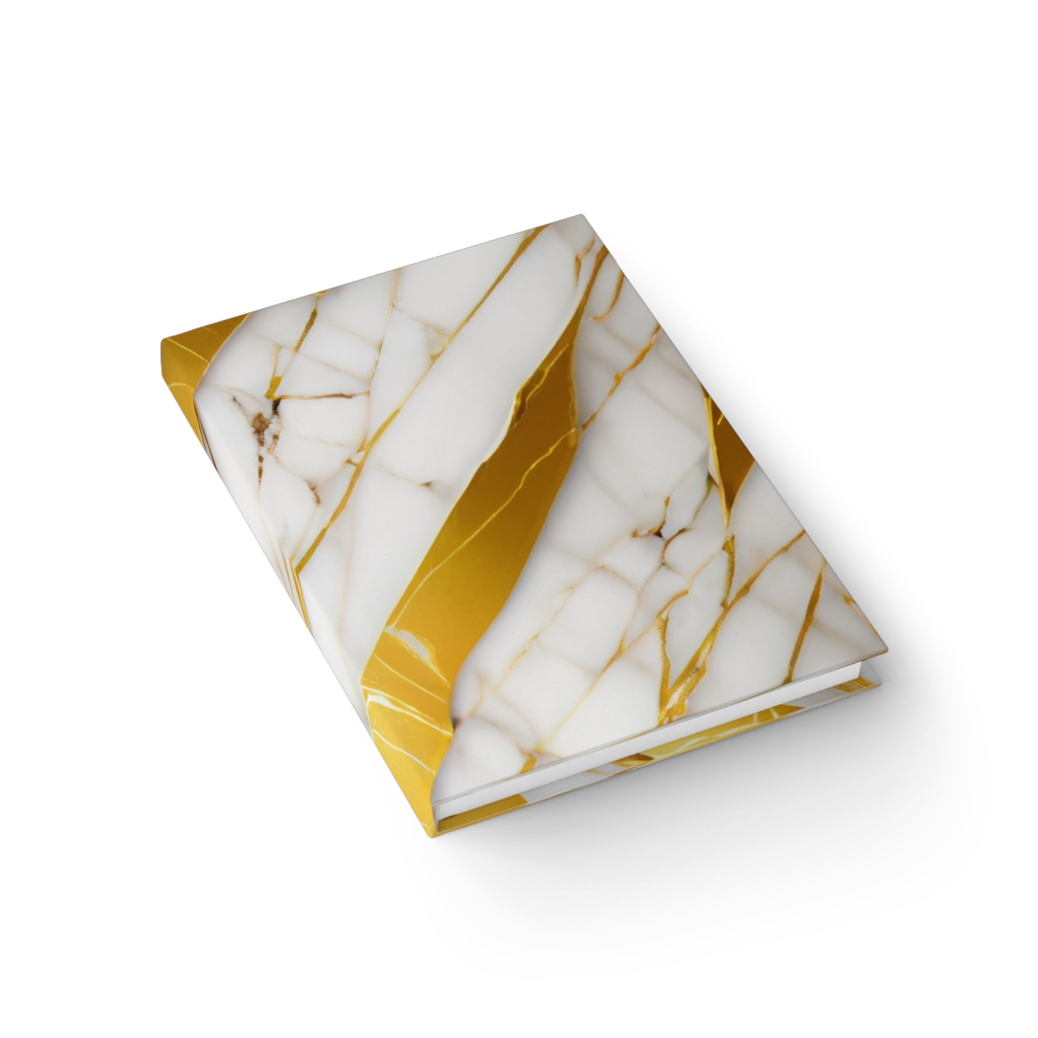 Gold Marble Journal - Blank
