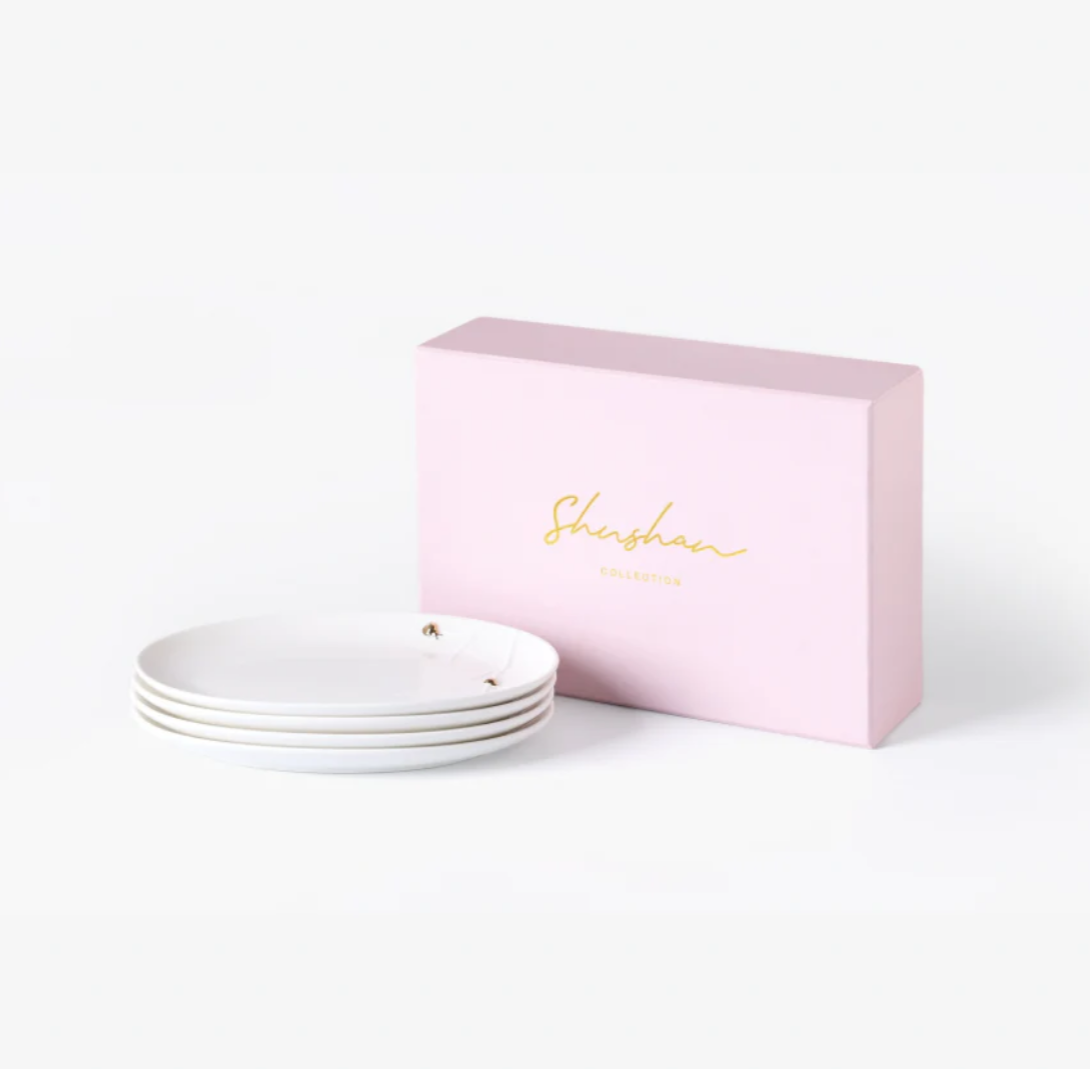 Ladybug Mini Oval Plates