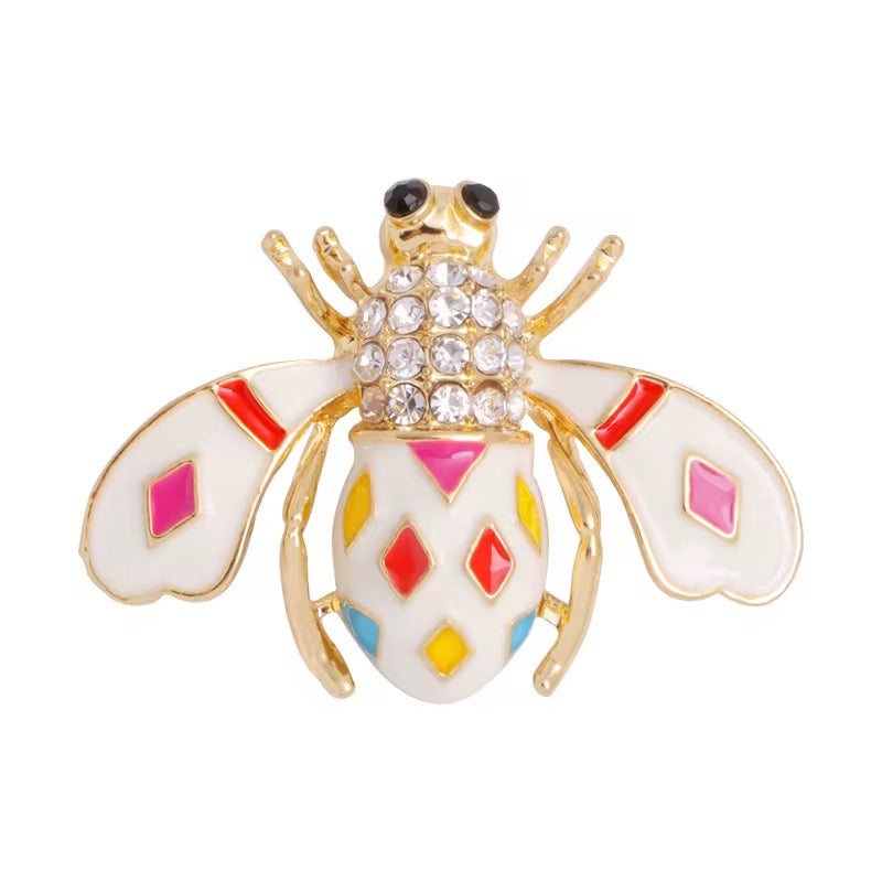 Sparkling Bee Brooch