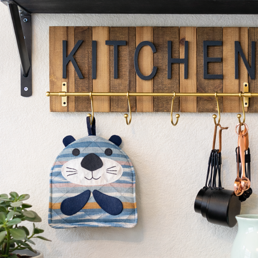 Sea Otter Pot Holder and Trivet