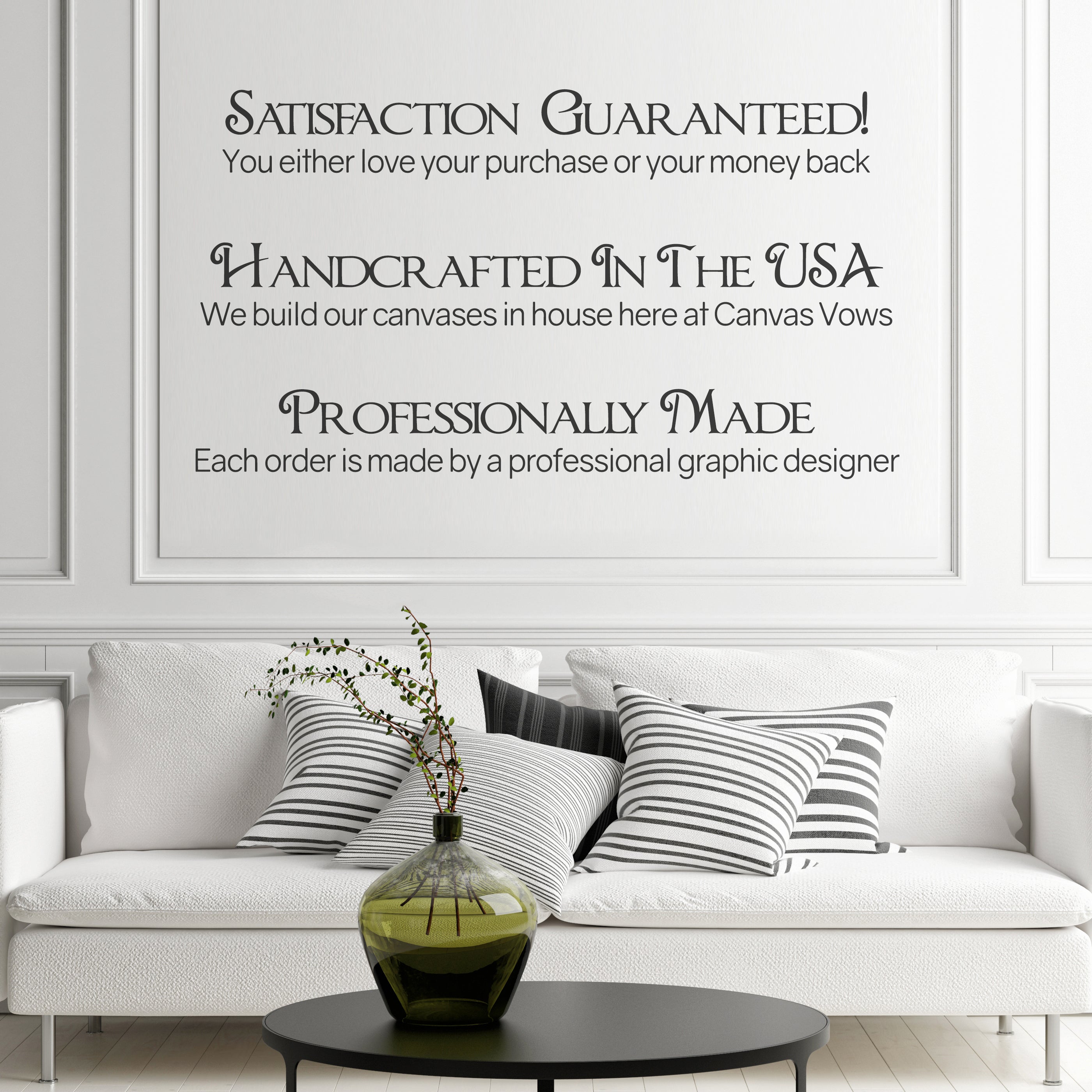 Family Handprint Canvas: Together Is Our Favorite Place Wall Art